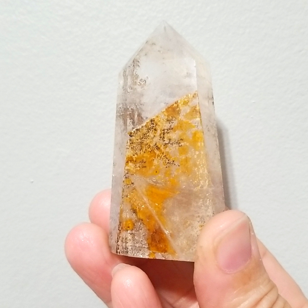 DENDRITIC QUARTZ GOLDEN HEALER TOWER